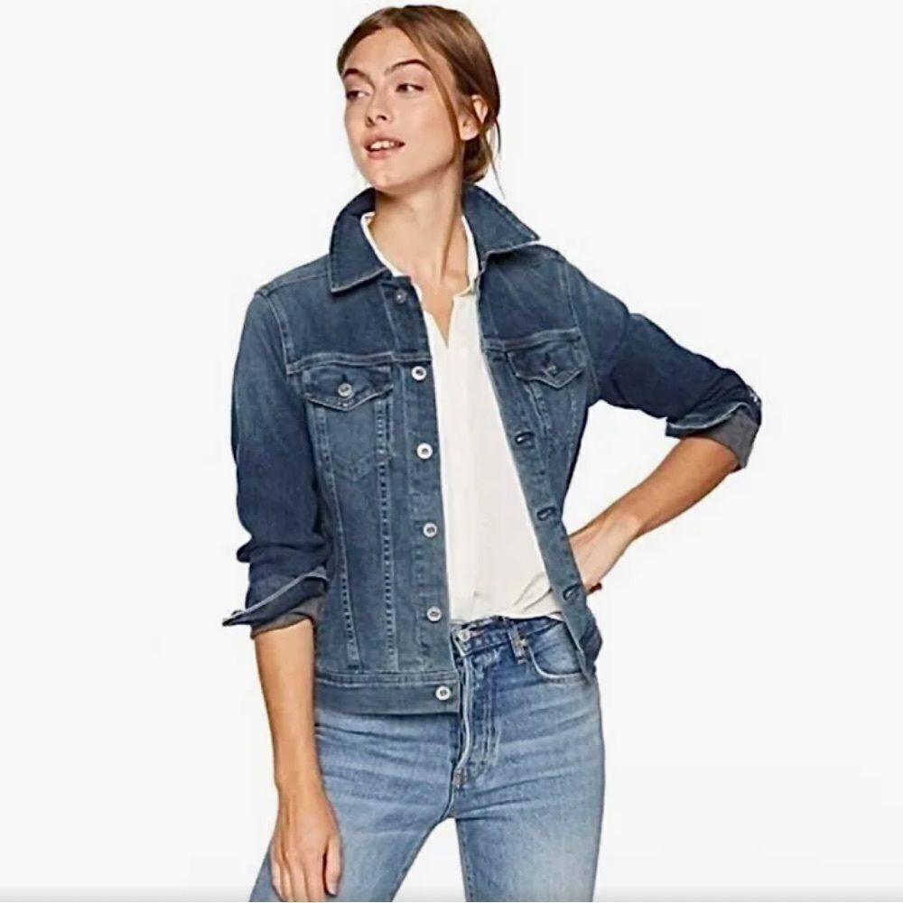 AG Adriano Goldschmied The Alamo Denim Jacket Size xs